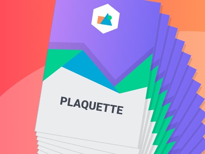 Plaquettes de présentation A3 plié en 2 Plaquettes de présentation A3 plié en 2